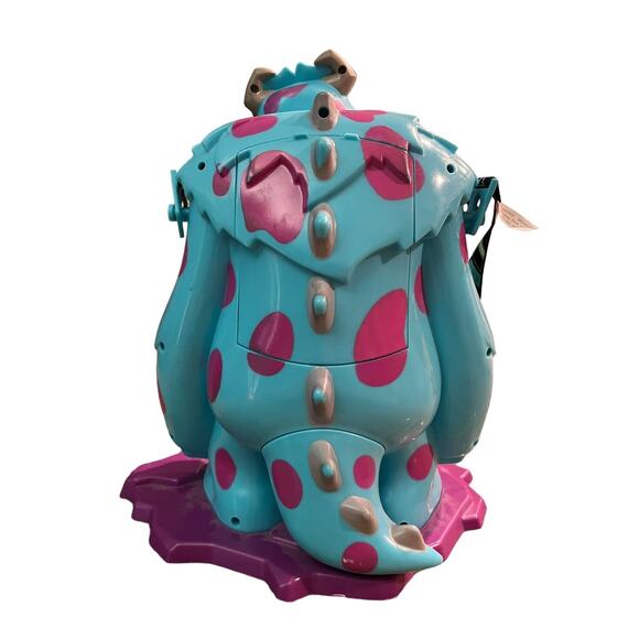 Disney Park Monsters Inc Sulley Popcorn Bucket w/ Strap Pixar Fest 2018 Souvenir - Picture 11 of 13